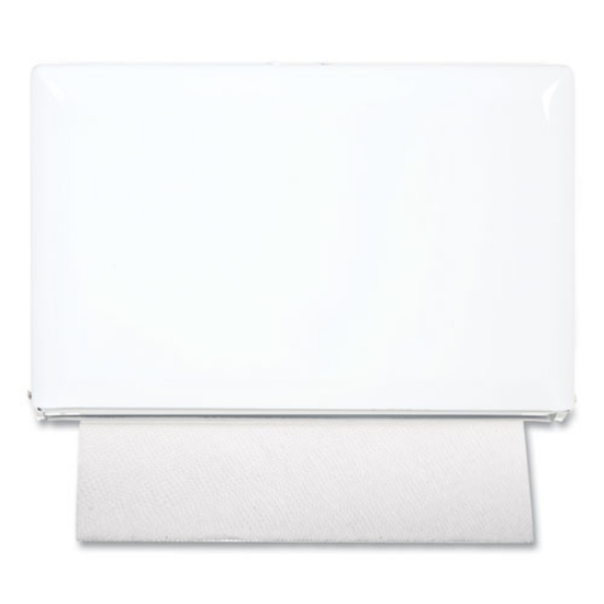 Picture of Singlefold Paper Towel Dispenser, 10.75 X 6 X 7.5, White