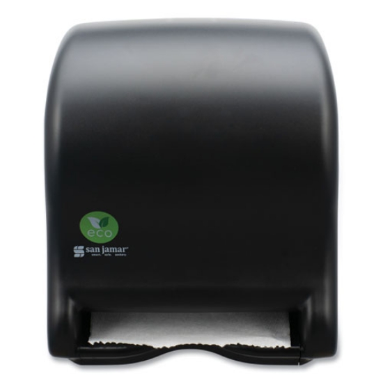 Picture of Ecological Green Towel Dispenser, 9.1 x 14.4 x 11.8, Black