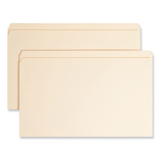 Picture of Top Tab Fastener Folders, Straight Tabs, 0.75" Expansion, 1 Fastener, Legal Size, Manila Exterior, 50/Box