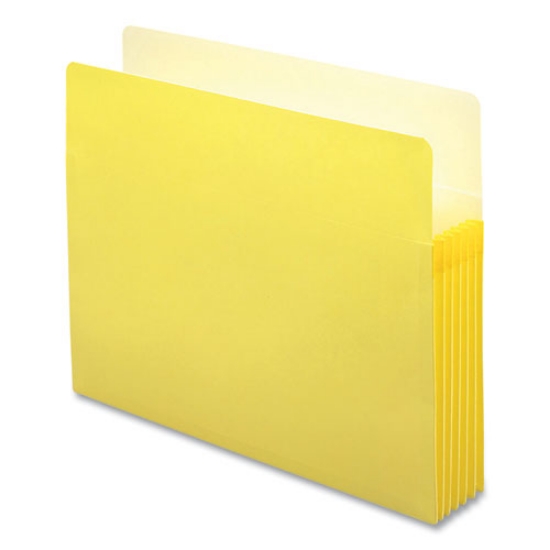 Picture of Colored File Pockets, 5.25" Expansion, Letter Size, Yellow