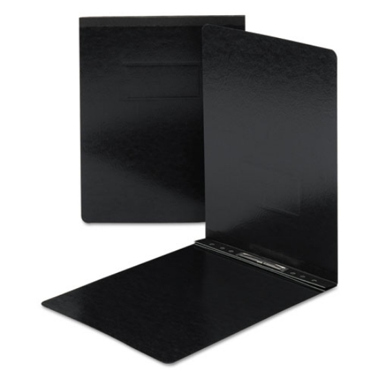 Picture of Prong Fastener Premium Pressboard Report Cover, Two-Piece Prong Fastener, 2" Capacity, 8.5 X 11, Black/black