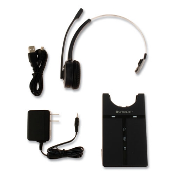 Picture of ZuM Maestro USB Monaural Over The Head Headset, Black