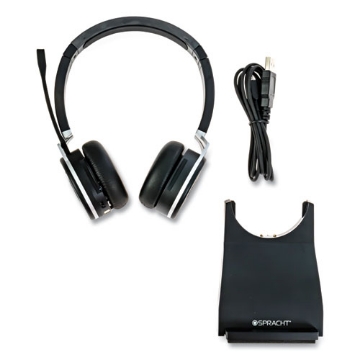 Picture of zum bt prestige binaural over the head headset, black