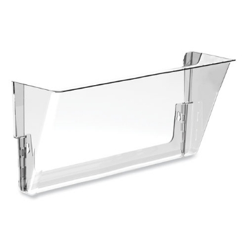 Picture of Wall File, Letter Size, 13" x 4" x 7", Clear