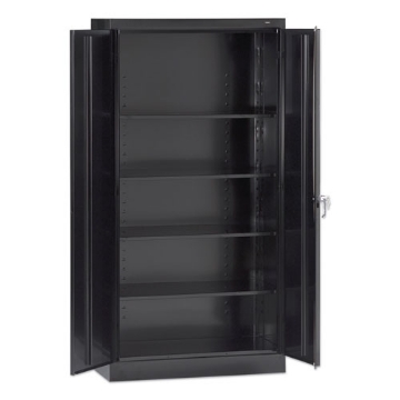 Picture of 72" High Standard Cabinet (Assembled), 30w x 15d x 72h, Black