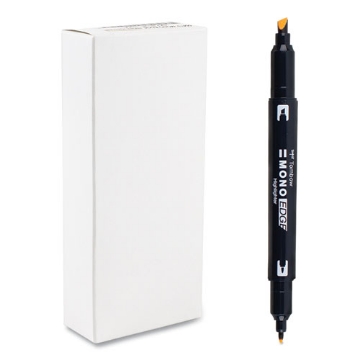 Picture of Highlighters, Golden Yellow Ink, Bullet/Chisel Tip, Golden Yellow Barrel, 10/Box