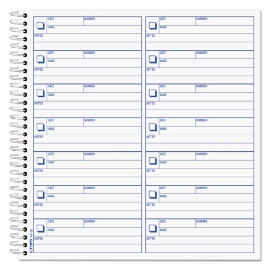 Picture of Voice Mail Message Book, One-Part (No Copies), 4 x 1.14, 14 Forms/Sheet, 1,400 Forms Total