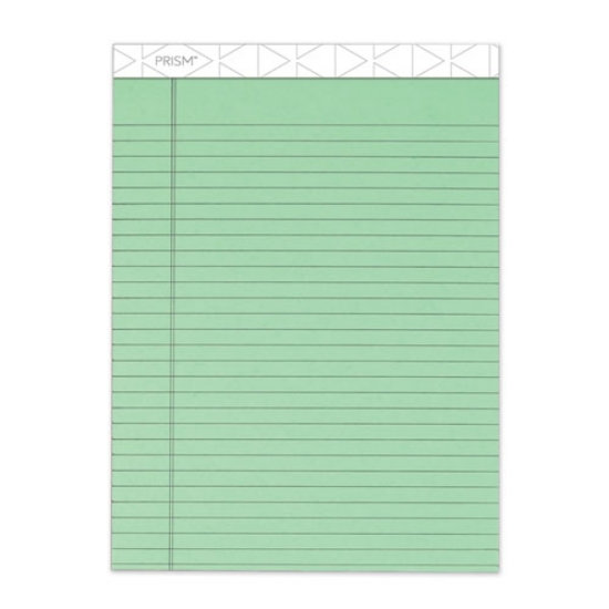 Picture of Prism + Colored Writing Pads, Wide/legal Rule, 50 Pastel Green 8.5 X 11.75 Sheets, 12/pack