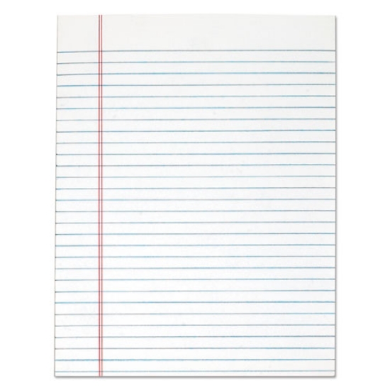 Picture of "The Legal Pad" Glue Top Pads, Wide/legal Rule, 50 White 8.5 X 11 Sheets, 12/pack