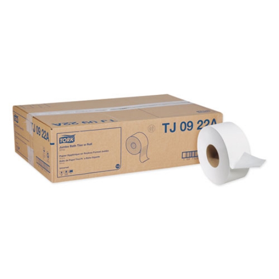 Picture of Universal Jumbo Bath Tissue, Septic Safe, 2-Ply, White, 3.48" X 1,000 Ft, 12/carton