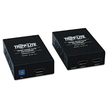 Picture of HDMI Over CAT5/CAT6 Active Extender Kit, Box-Style Transmitter/Receiver, Black