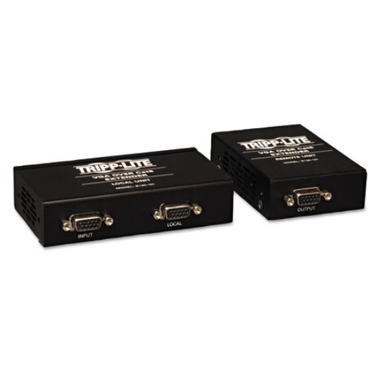 Picture of vga over cat5/cat6 extender kit, box-style transmitter/receiver, range up to 1,000 ft