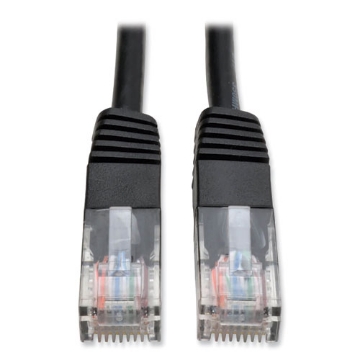 Picture of CAT5e 350 MHz Molded Patch Cable, 25 ft, Black