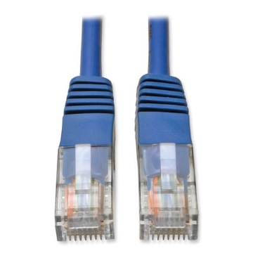Picture of CAT5e 350 MHz Molded Patch Cable, 25 ft, Blue