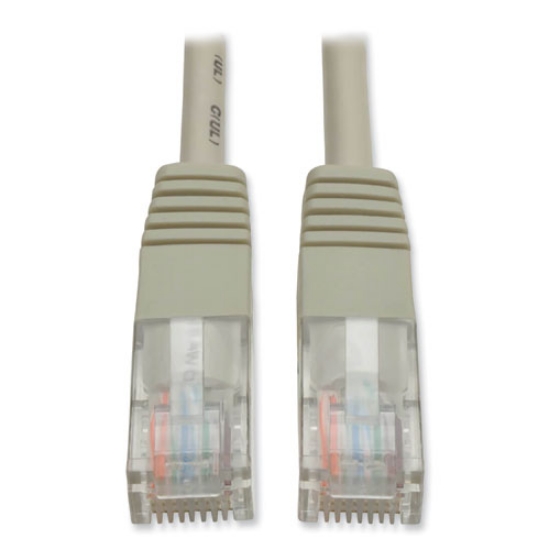 Picture of CAT5e 350 MHz Molded Patch Cable, 25 ft, Gray