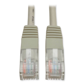 Picture of CAT5e 350 MHz Molded Patch Cable, 50 ft, Gray