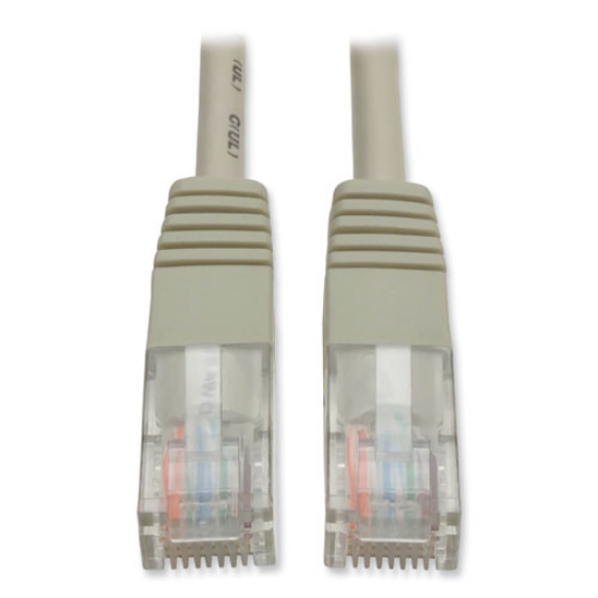 Picture of cat5e 350 mhz molded patch cable, 100 ft, gray
