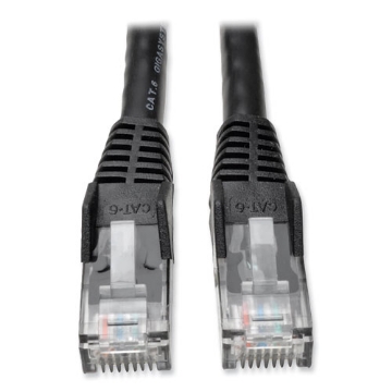 Picture of CAT6 Gigabit Snagless Molded Patch Cable, 14 ft, Black