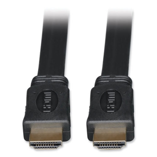 Picture of High Speed HDMI Flat Cable, Ultra HD 4K, Digital Video with Audio (M/M), 3 ft, Black