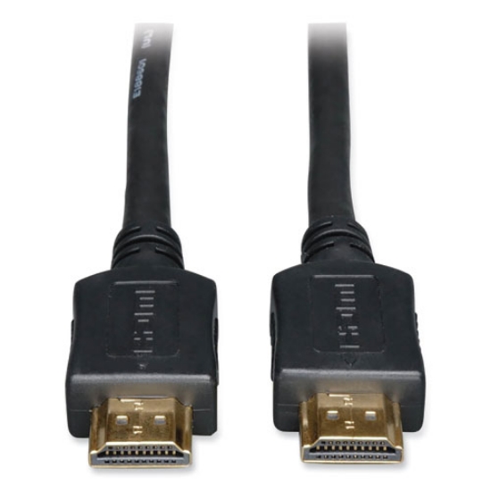 Picture of high speed hdmi cable, ultra hd 4k, digital video with audio (m/m), 30 ft, black