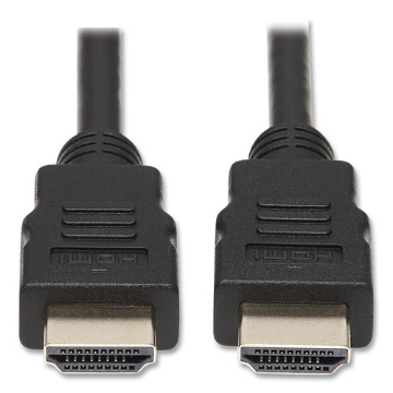 Picture of high speed hdmi cable with ethernet, ultra hd 4k x 2k, (m/m), 6 ft, black