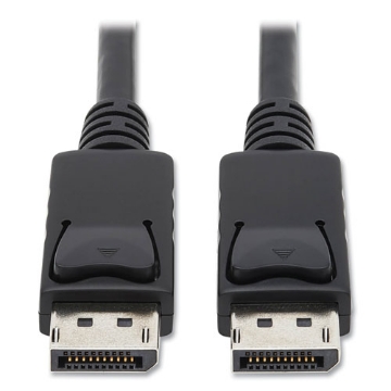 Picture of DisplayPort Cable with Latches (M/M), 6 ft, Black