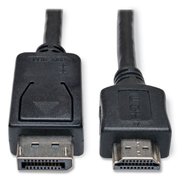 Picture of DisplayPort to HDMI Cable Adapter (M/M), 6 ft, Black