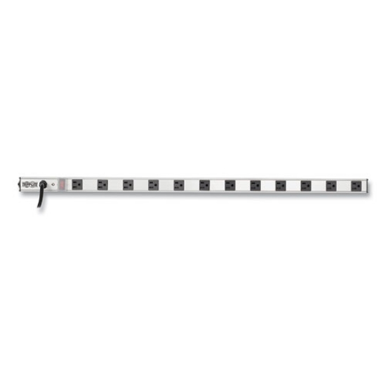 Picture of VERTICAL POWER STRIP, 12 OUTLETS, 15 FT CORD, SILVER