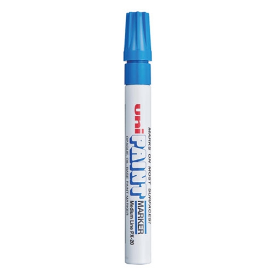 Picture of Permanent Marker, Medium Bullet Tip, Blue