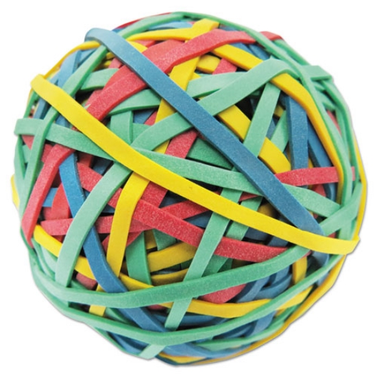 Picture of Rubber Band Ball, 3" Diameter, Size 32, Assorted Colors, 260/pack