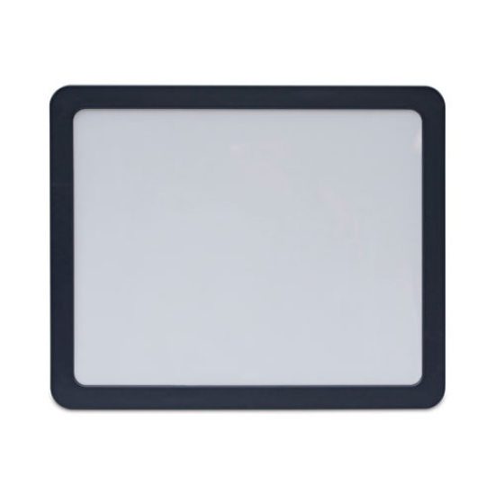 Picture of Recycled Cubicle Dry Erase Board, 15.88 x 12.88, White Surface, Charcoal Plastic Frame