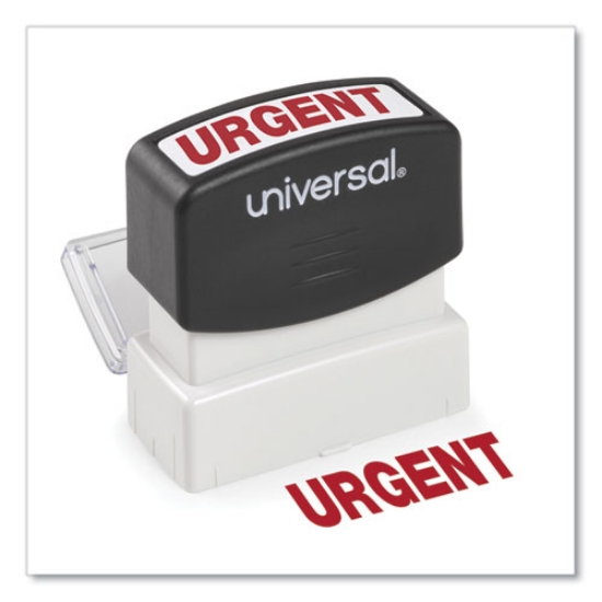 Picture of Message Stamp, Urgent, Pre-Inked One-Color, Red