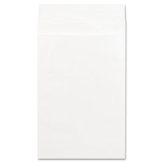 Picture of Deluxe Tyvek Expansion Envelopes, Open-End, 2" Capacity, #15 1/2, Square Flap, Self-Adhesive Closure, 12 x 16, White, 100/Box