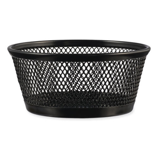 Picture of Jumbo Mesh Storage Dish, 4.38" Diameter x 2"h, Black