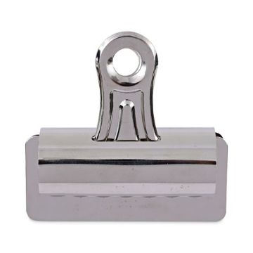 Picture of Bulldog Clips, Jumbo, Nickel, 12/Pack