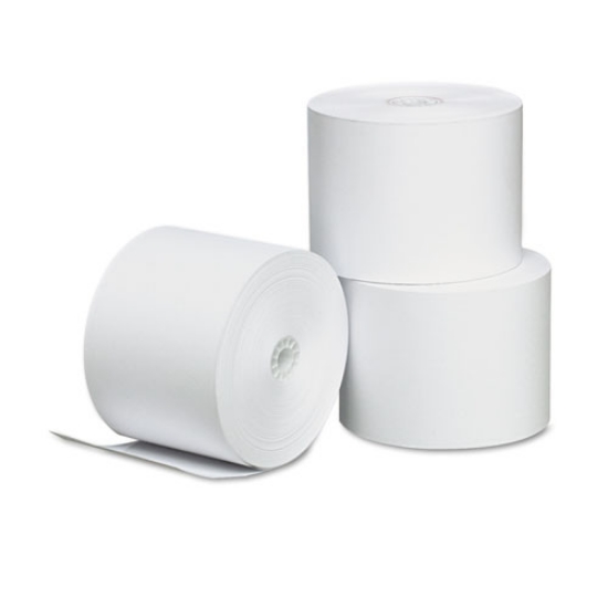 Picture of Direct Thermal Printing Paper Rolls, 2.25" X 165 Ft, White, 3/pack