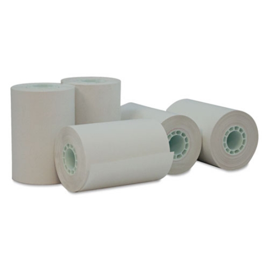 Picture of Direct Thermal Print Paper Rolls, 0.5" Core, 2.25" X 55 Ft, White, 50/carton