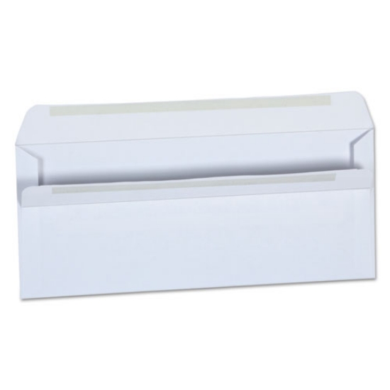 Picture of Self-Seal Business Envelope, #10, Square Flap, Self-Adhesive Closure, 4.13 X 9.5, White, 500/box