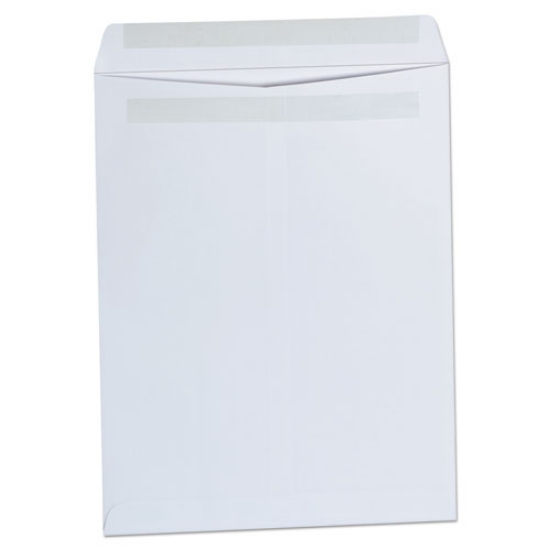Picture of Self-Stick Open End Catalog Envelope, #13 1/2, Square Flap, Self-Adhesive Closure, 10 x 13, White, 100/Box