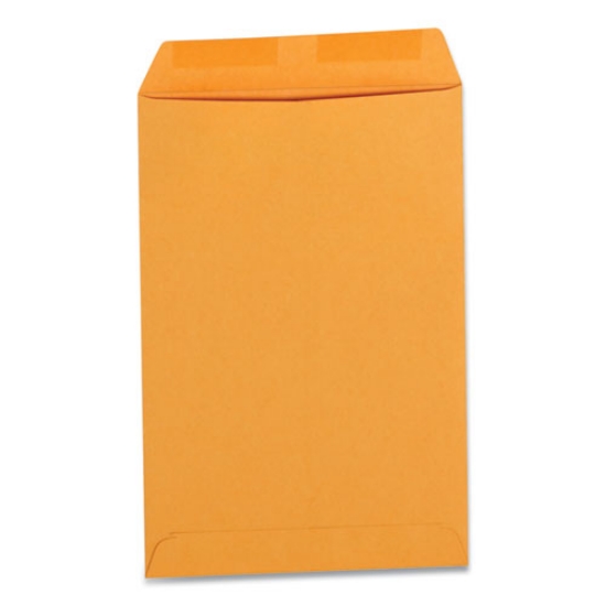 Picture of Self-Stick Open End Catalog Envelope, #1, Square Flap, Self-Adhesive Closure, 6 x 9, Brown Kraft, 100/Box