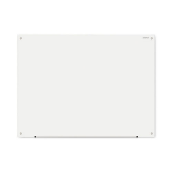 Picture of Frameless Glass Marker Board, 48 x 36, White Surface