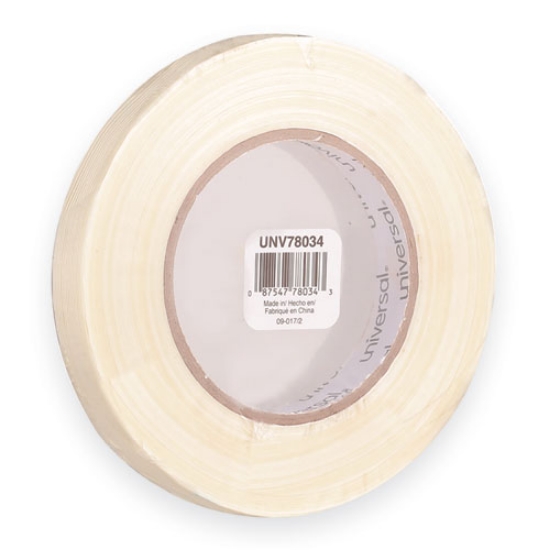 Picture of 190# Medium Grade Filament Tape, 3" Core, 18 Mm X 54.8 M, Clear