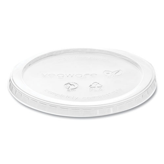 Picture of Round Deli Pot Lids, for 8 oz to 32 oz Deli Containers, Plastic, 500/Carton