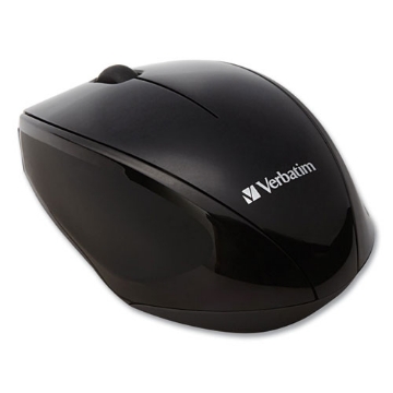 Picture of Wireless Notebook Multi-Trac Blue Led Mouse, 2.4 Ghz Frequency/32.8 Ft Wireless Range, Left/right Hand Use, Black