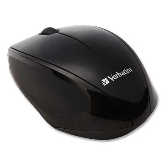 Picture of Wireless Notebook Multi-Trac Blue Led Mouse, 2.4 Ghz Frequency/32.8 Ft Wireless Range, Left/right Hand Use, Black