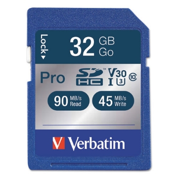 Picture of 32gb Pro 600x Sdhc Memory Card, Uhs-I V30 U3 Class 10
