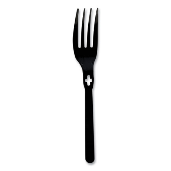 Picture of Fork Wego Polystyrene, Fork, Black, 1000/carton