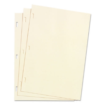 Picture of Looseleaf Minute Book Ledger Sheets, 14 X 8.5, Ivory, Loose Sheet 100/box