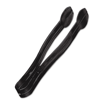 Picture of Plastic Tongs, 9 Inches, Black, 48/case