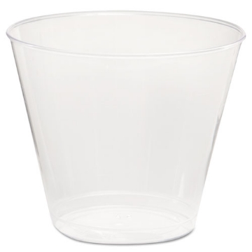 Picture of Comet Plastic Tumbler, 5 Oz, Clear, Squat, 50/pack, 20 Packs/carton